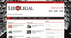 Desktop Screenshot of lee-legal.com